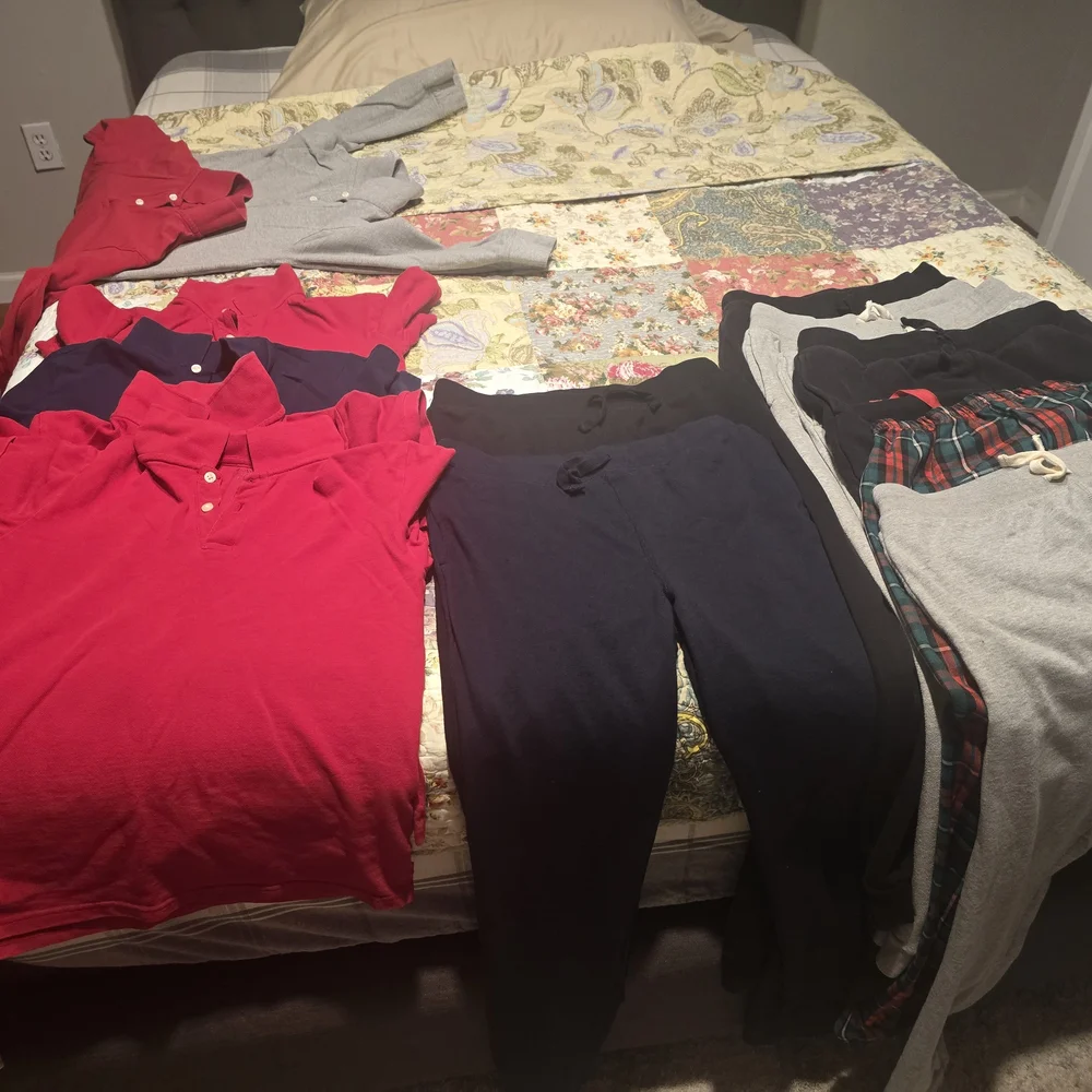 The Children's Place Red and Navy Kids Matching Sets - Picture 2 of 6